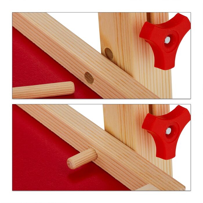 Дитячий двосторонній навчальний столик Relaxdays