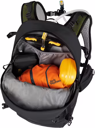 Рюкзак для велосипедистів Jack Wolfskin Moab Jam Pro 30.5, унісекс, чорний, універсальний розмір