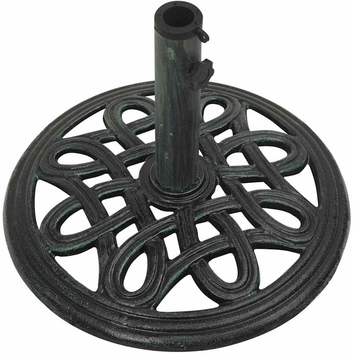 Підставка для парасольки від сонця, металева, біла, 45x45x30 см, vidaXL