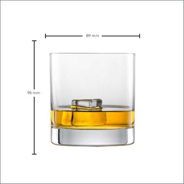 Склянки для віскі Zwiesel Glas Tavoro, 0,4 л (набір 4 шт.), сучасний Tumbler, скло Tritan, Made in Germany