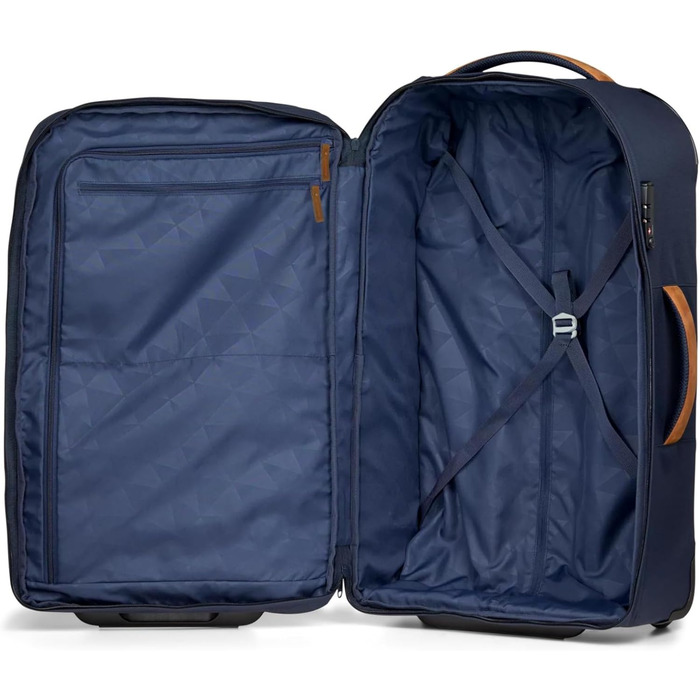 Валіза ручна поклажа 35 л 54x32x23 см або валіза велика 55 л 65x37x29 см, в т.ч. мішок для прання, багаж (Pure Navy - Dark Blue, M)
