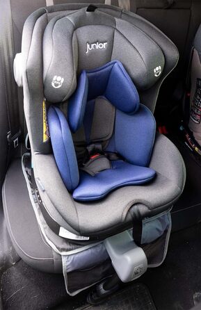 Дитяче автокрісло PETEX I-SIZE Lukas 1241 з ISOFIX 44441218 (сірий, антрацит)