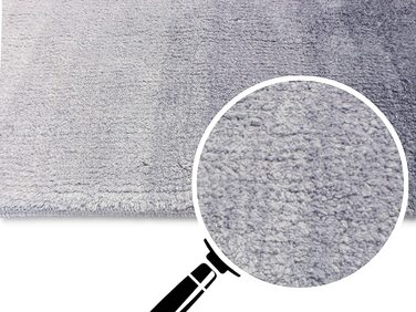 Кольоровий килимок для ванної Dyckhoff-100 органічна бавовна-1500 г / м2 - 544 662 шт. (70 х 120 см, сірий)