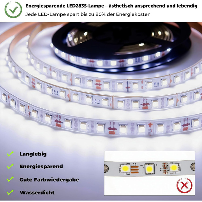 Дзеркало для ванної кімнати LOMIKEN з підсвічуванням, 60 x 50 x 3,5 см, LED, 6400K, холодний білий, енергозбереження, вертикальне/горизонтальне кріплення