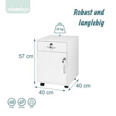Замкнений роликовий контейнер Relaxdays