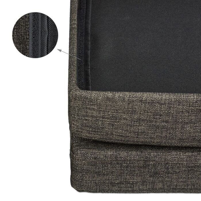 Relaxdays Складаний табурет зі спинкою L