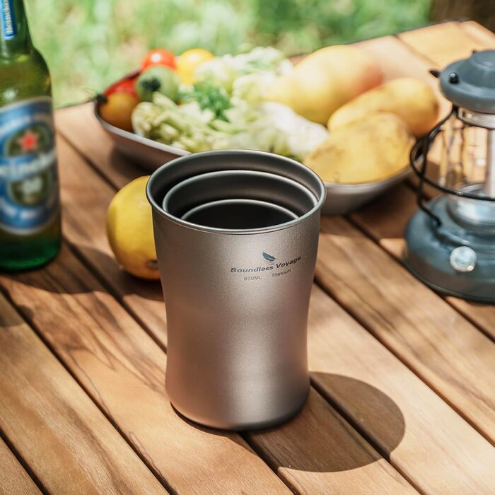 Металевий термопоїльник iBasingo 600 мл – 3233D: для кемпінгу, відпочинку та подорожей