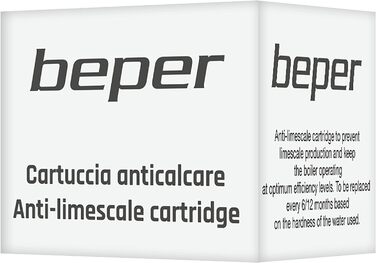 Система безперервного прасування Beper, керамічна, чорна, велика (фільтр від вапняного нальоту)