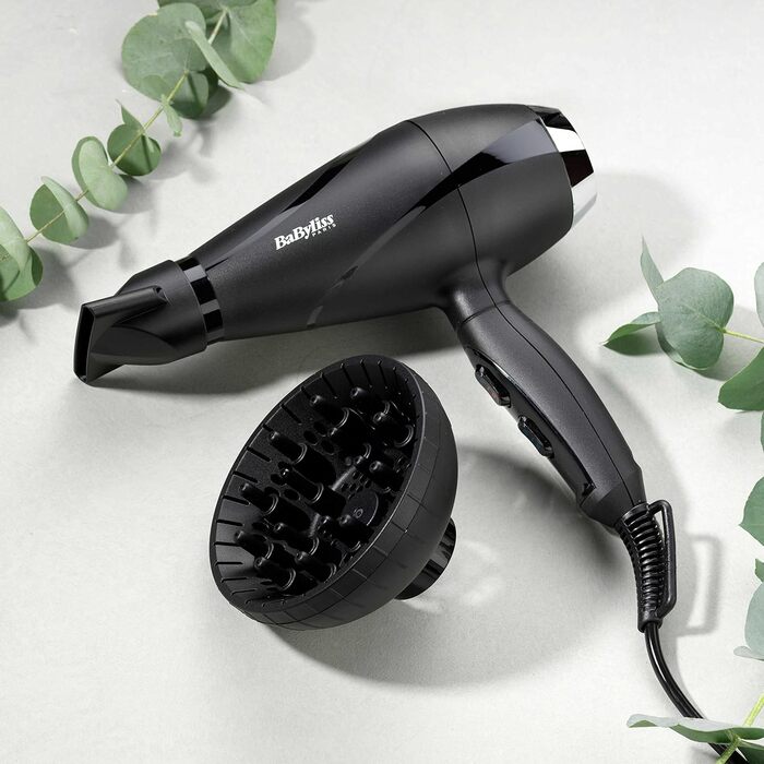 Фен BaByliss 6713DE, керамічне покриття, Black New Black