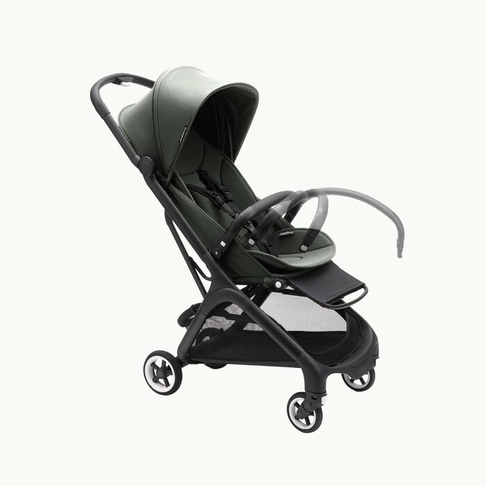 Bugaboo Butterfly: ультракомпактна дитяча коляска для міста, легка, складається одним рухом, з великим багажником (Forest Green, Bundle)