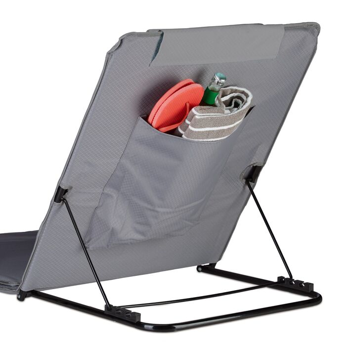 Relaxdays Пляжний килимок із сонцезахисним парасолькою