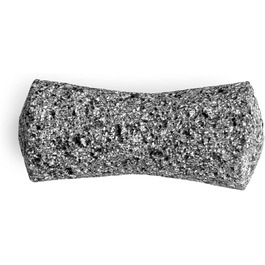 Механічний мексиканський мортай та пестик Molcajete з натурального вулканічного каменю, важкий та довговічний, для приготування сальси, гуакамоле та інших страв | (12.7 см)