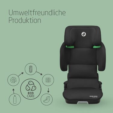 Автокрісло Maxi-Cosi Tanza i-Size, 3,5-12 років, 100-150 см, регулювання підголівника, портативне, з G-CELL захистом, Full Black