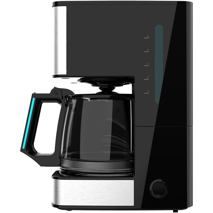 Кавомашина Cecotec Coffee 56 Heat: 1.3л, 12 чашок, LCD, нержавіюча сталь, програмування, захист від крапель, автоматичне відключення