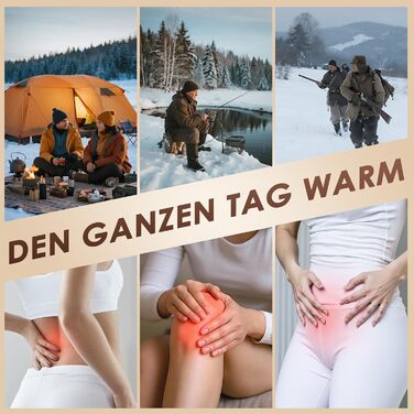 Електричні грілки для рук 2 шт. з акумулятором 6000mAh, 5 режимів нагріву, USB, для кемпінгу та активного відпочинку, подарунок для жінок та чоловіків, чорний