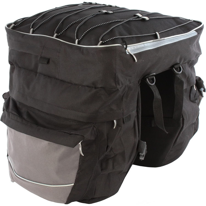 Багажна сумка для велосипеда Подвійна сумка Багажна полиця Кофр з двома бічними кишенями Задня сумка для велосипеда