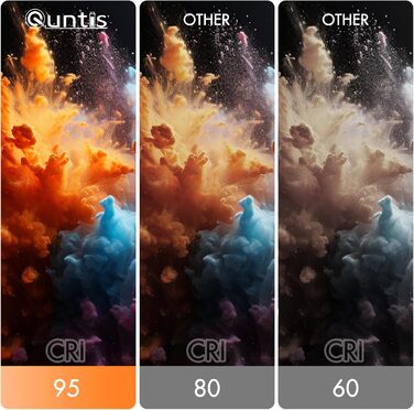 Світлодіодна лампа Quntis для монітора з пультом, 42.5 см, захист від синього світла, USB, для офісу та дому