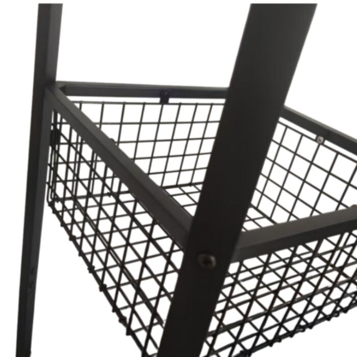 Настінна вішалка Relaxdays з гачками, полицями та кошиком