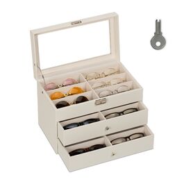 Стильна коробка для окулярів Relaxdays на 18 пар