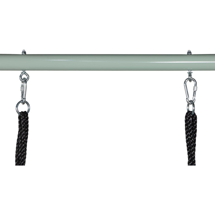 Гойдалка садова HyperMotion Storchennest з А-рамою для 2 осіб, зелена - 102 см, до 150 кг, UV-стійка