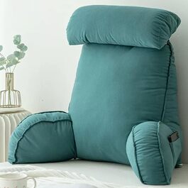 Подушка для читання Miaogoo, подушка для шиї, спинна подушка, зелена, для комфорту та розслаблення