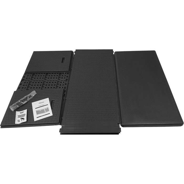 Скриня для зберігання речей Grindi Morus 570л - водонепроникна садові меблі, подушки, інструменти - для балкона, тераси, саду (Чорний)