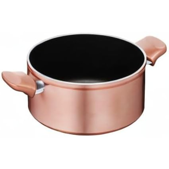 Каструля Lagostina Ramiert з антипригарним покриттям, 14 см, алюміній, чорна