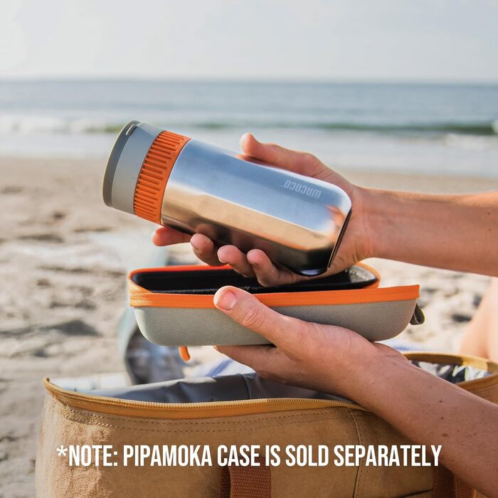 WACACO Pipamoka - портативна кавомашина для подорожей, ручна, з нержавіючої сталі, 300 мл