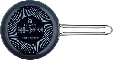 Каструля WMF Fusiontec Essential, 16 см, 1,3 л, без кришки, нержавіюча сталь, індукційна, з високотехнологічної кераміки, стійка до подряпин, без покриття, темно-синя, Made in Germany
