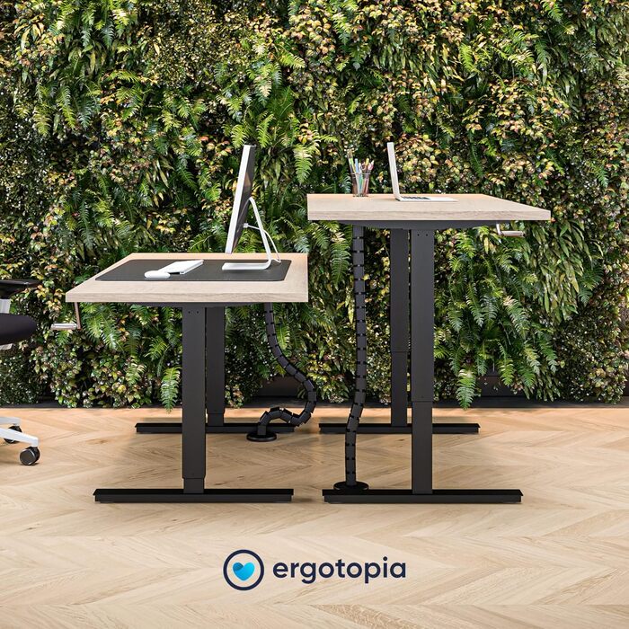 Регульований стіл Ergotopia Desktopia для дому та офісу | Білий | Без стільниці