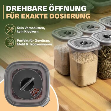 Набори контейнерів для зберігання продуктів з кришкою, 42 шт. BPA-Free, для круп, борошна, цукру. Органайзери для кухні, герметичні контейнери для харчових продуктів