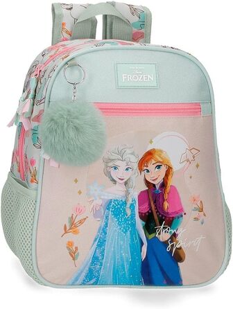 Компактний рюкзак Disney Strong Spirit 2 колеса багатобарвний 32x43x21 см поліестер 28.9л (рюкзак Frozen Backpack)