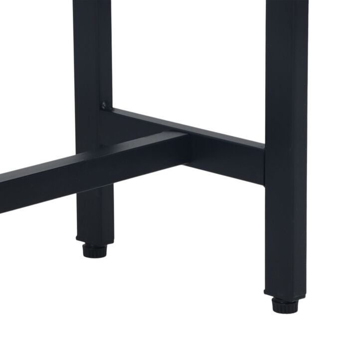 Стіл-консоль Relaxdays з широкою стільницею в індустріальному стилі