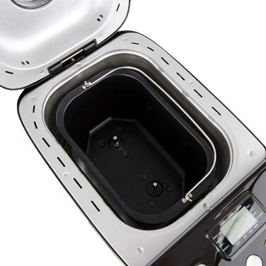 Хлібопечка Arebos 1500г | 15 програм | Таймер | LCD дисплей | 850 Вт | Чорний