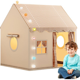 Дитячий намет-хатинка для гри в приміщенні, хакі. Міцний намет для дітей, ідеальний для ігор вдома