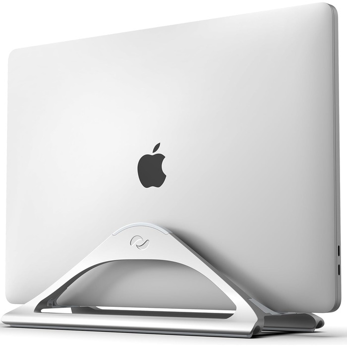 Підставка для ноутбука Vertikaler HumanCentric: регульована, для MacBook, Pro, та інших ноутбуків (срібна)