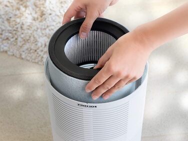 Повітряний очисник Soehnle AirFresh Clean 400 з 4-ступеневою системою очищення, Hepa та вугільним фільтром, UV-C світлом, для алергіків