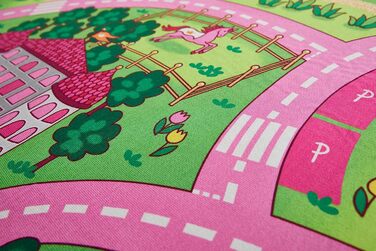 Килимовий ігровий килимок andiamo з сучасним дизайном, який легко чистити та зносостійкий ігровий килимок для дітей Multi (Wonderland, 100 x 150 см)