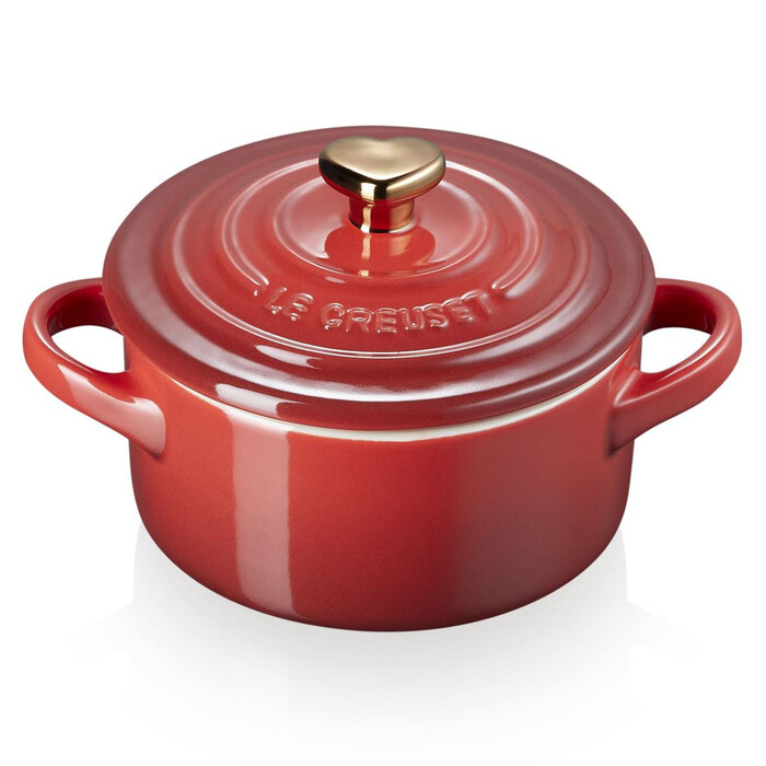 Міні-кокотниця з кришкою 0,25 л Heart Le Creuset