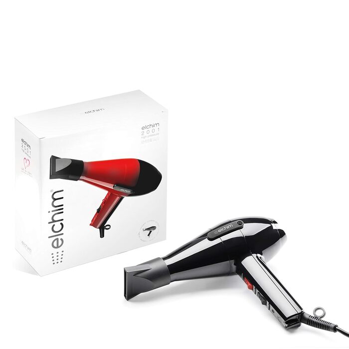 Elchim 2001 High Pressure - Професійний фен, Made in Italy, 2000W | Elchim