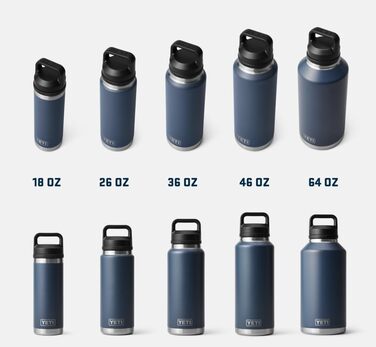 Термос YETI Rambler з кришкою Chug, Navy, 1.3 л