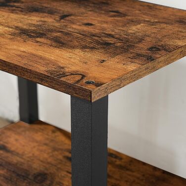 HOOBRO Підставка для принтера з 2 ящиками, 38 x 28 x 38 см, для офісу, темно-коричнева та чорна