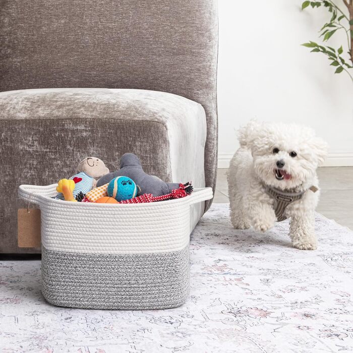 Кошики для зберігання TIMEYARD, декоративні плетені кошики, 3 шт., сірий колір, 33 x 25 x 22,5 см