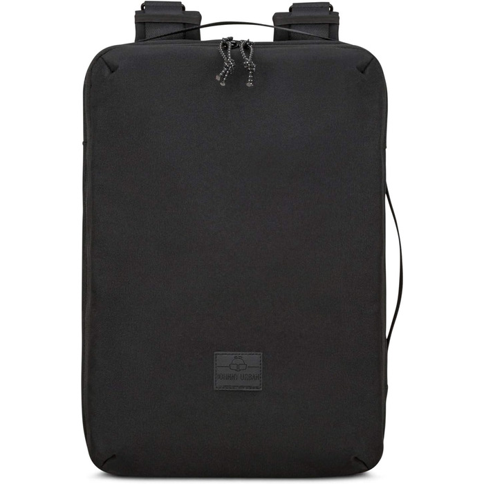 Рюкзак для ноутбука Johnny Urban Чоловіча та жіноча чорна сумка-месенджер Brandon Багатофункціональна - Денний рюкзак для роботи та навчання - 3 варіанти перенесення, водовідштовхувальний та відділення для ноутбука 15,6 дюймів