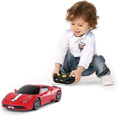 Радіокерований автомобіль Rastar Ferrari 458 Special A, червоний кабріолет 1:14 з автоматичним відкриттям/закриттям