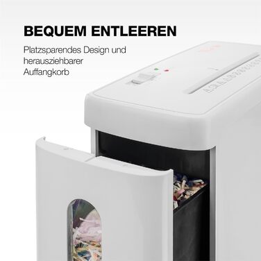 Шредер Aktenvernichter SuperSilent PS500-15A: тихий, 6 листів, A4, P-4, DSGVO