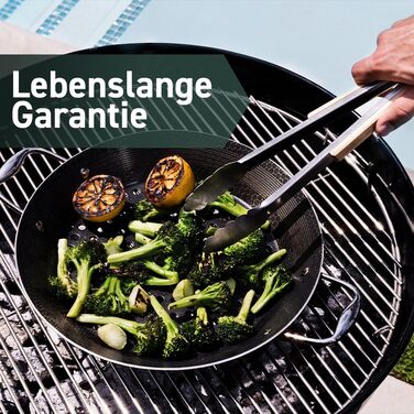 HexClad гібридна сковорода-гриль з антипригарним покриттям, термостійка до 482°C, безпечна для миття в посудомийній машині