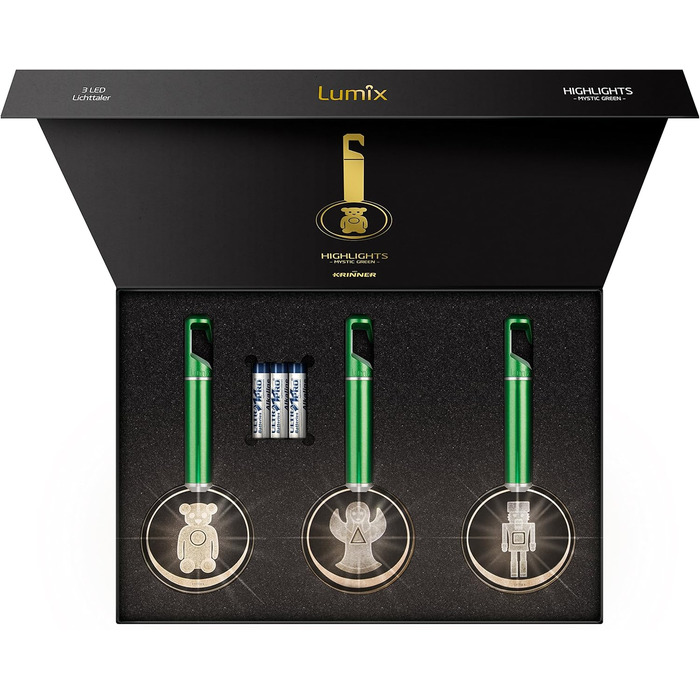 Krinner Lumix Highlights LED-табличка з акрилу, mystic green, 76010