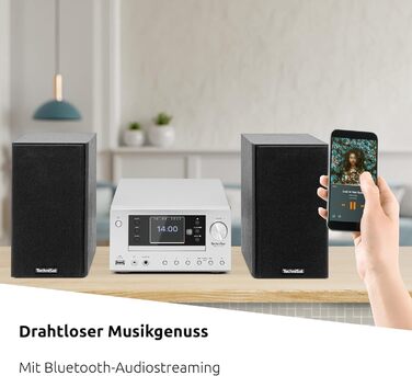 Компактна hi-fi система (інтернет радіо, DAB, CD, Bluetooth, 2 шт. 20W RMS), 710 CD IR -