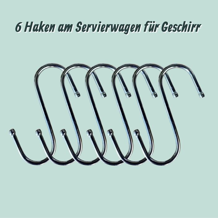 Візок кухонний Relaxdays, 3 ящики